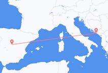 Flights from Dubrovnik in Croatia to Madrid in Spain