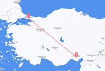 Flyreiser fra Adana, Tyrkia til Istanbul, Tyrkia