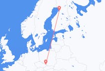 Flyrejser fra Oulu, Finland til Ostrava, Tjekkiet