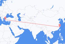 Flyrejser fra Wenzhou, Kina til Izmir, Tyrkiet