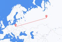 Fly fra Nizjnevartovsk til Warszawa