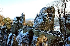 Best of Bohemian and Saxon Switzerland Day Trip fra Dresden-Winter Tour