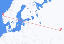 Flights from Ufa, Russia to Førde, Norway