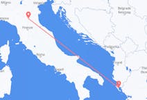 Flyreiser fra Corfu, Hellas til Bologna, Italia