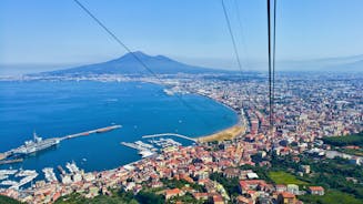 Photo of aerial View of Castellammare di Stabia from the cableway, Italy.