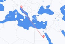 Flights from Aswan, Egypt to Pula, Croatia