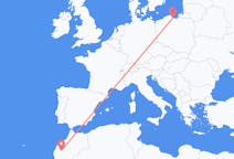 Flights from Marrakesh, Morocco to Gdańsk, Poland