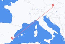 เที่ยวบิน จาก Murcia, สเปน ไปยัง Vienna, ออสเตรีย