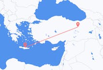 Vuelos de Erzincán, Turquía a Heraclión, Grecia