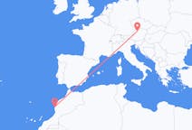 Flyg från Essaouira, Marocko till Linz, Österrike