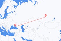 Flyg från Anapa till Krasnojarsk
