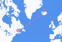 Flights from Fredericton to Akureyri