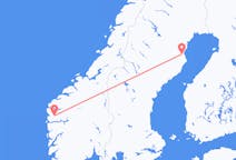Fly fra Førde til Skellefteå