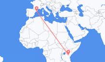 Vols de Parc national dAmboseli, le Kenya pour Barcelone, Espagne