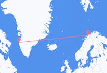Flyg från Tromsø, Norge till Sisimiut, Grönland