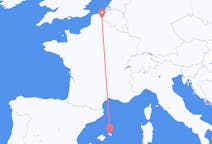 Flyg från Mahon, Spanien till Lille, Frankrike