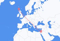Flights from Aqaba, Jordan to Stornoway, the United Kingdom