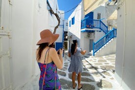 Visite à pied autoguidée de Mykonos dans l'île des vents
