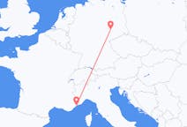 Flyreiser fra Leipzig, Tyskland til Nice, Frankrike