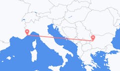 Vluchten van Sofia, Bulgarije naar Monaco, Monaco