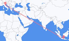 Flights from Semarang, Indonesia to Rimini, Italy