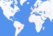 Flyg från Asunción, Paraguay till Groningen, Nederländerna