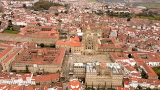 Photo of the Cathedral of Oviedo, Spain, was founded by King Fruela I of Asturias in 781 AD and is located in the Alfonso II square.