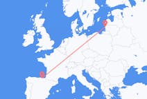 出发地 立陶宛出发地 帕兰加目的地 西班牙毕尔巴鄂的航班