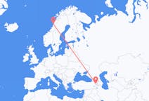 Flyg från Jerevan till Sandnessjøen