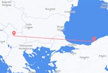 Loty z Skopje, Macedonia Północna do Zonguldaka, Turcja