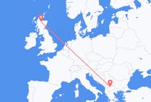 Flyrejser fra Inverness til Skopje