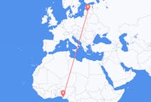 Flyrejser fra Warri, Nigeria til Riga, Letland