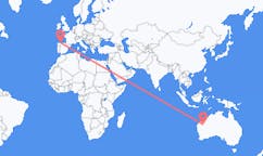 Flüge von Newman, Australien nach Santiago del Monte, Spanien