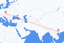 中国出发地 南寧市飞往中国目的地 维也纳的航班