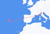Flights from Pisa to Ponta Delgada