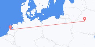 Flyg från Vitryssland till Nederländerna