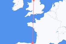 Flyreiser fra Vitoria, Spania til Manchester, England
