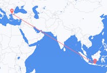 Vluchten van Surabaya, Indonesië naar Alexandroupolis, Griekenland