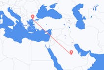 Loty z Rijad w Arabii Saudyjskiej do Aleksandropolis w Grecji