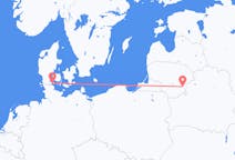 出发地 立陶宛出发地 维尔纽斯目的地 丹麦森纳堡的航班