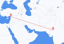 出发地 印度焦特布尔目的地 土耳其哈塔伊省的航班