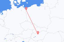 Vols de Szczecin, Pologne pour Budapest, Hongrie