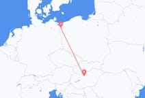 Flyrejser fra Stettin til Budapest