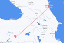 Vluchten van Machatsjkala, Rusland naar Diyarbakir, Turkije