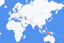 Flyrejser fra Darwin, Australien til Linköping, Sverige
