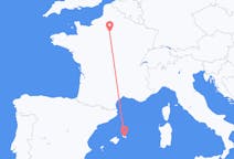 Flights from Menorca in Spain to Paris in France