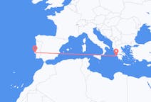 Vluchten van Lissabon, Portugal naar Zakynthos-eiland, Griekenland