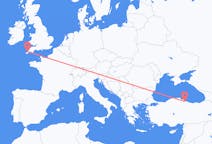 Flights from Newquay, England to Samsun, Turkey