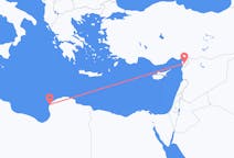 Flyrejser fra Benghazi, Libyen til Hatay Province, Tyrkiet