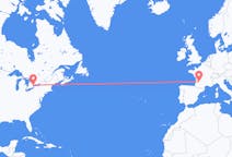 Flyreiser fra Toronto, Canada til Bergerac, Frankrike